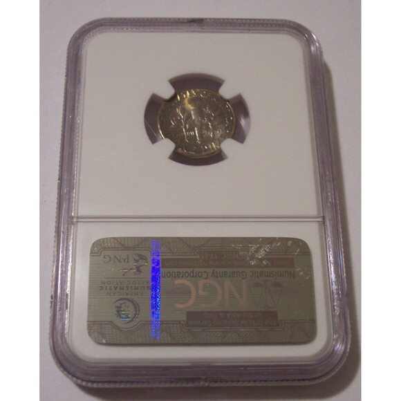 1958 Roosevelt Dime MS64 NGC Nice Toning - Picture 2 of 2